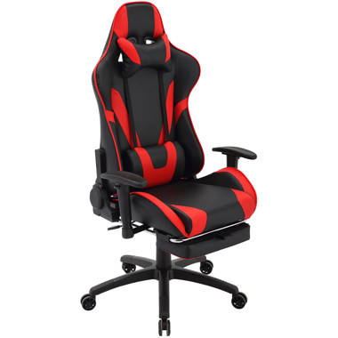 Inbox Zero Adjustable Reclining Ergonomic Swiveling PC Racing